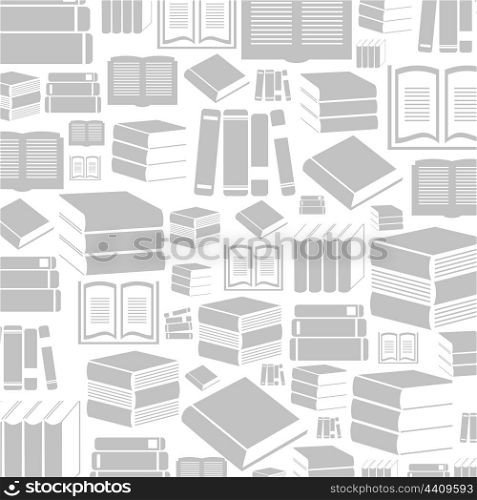 Background made of books. A vector illustration