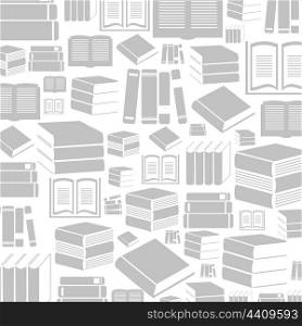 Background made of books. A vector illustration