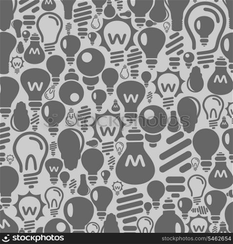 Background made of bulbs. A vector illustration