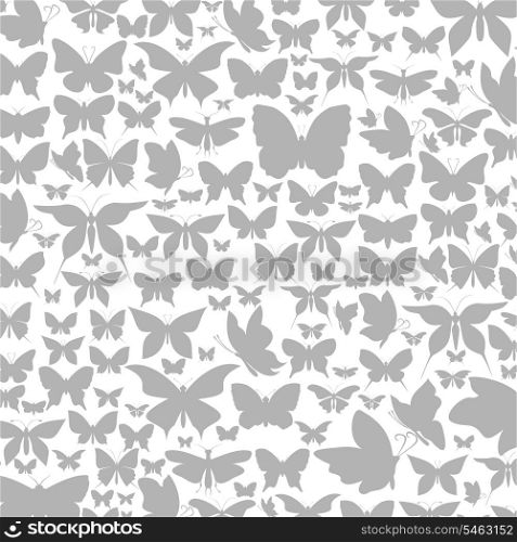 Background made of butterflies. A vector illustration