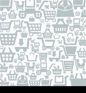 Background made of carts. A vector illustration
