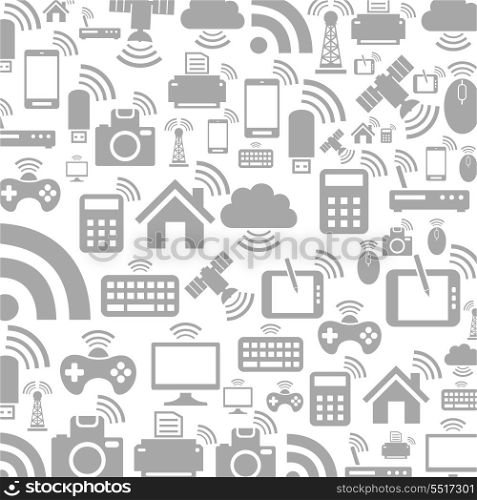 Background made of communication. A vector illustration