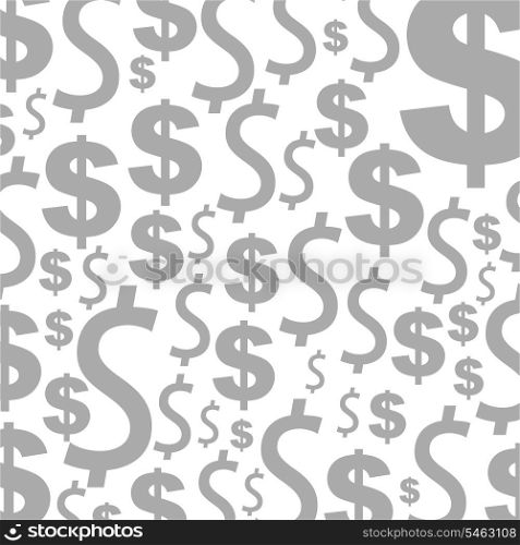 Background made of dollars. A vector illustration