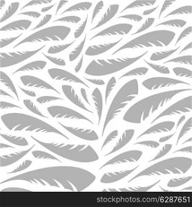 Background made of feathers. A vector illustration