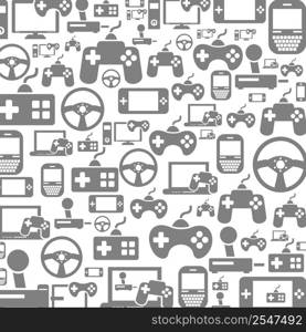 Background made of games. A vector illustration