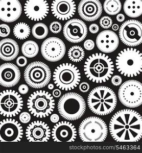 Background made of gear wheels. A vector illustration