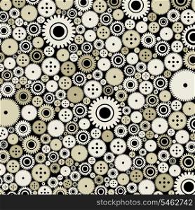 Background made of gears. A vector illustration