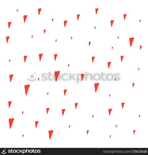Background made of hearts. A vector illustration