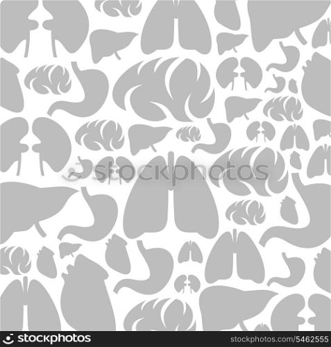 Background made of internal bodies. A vector illustration