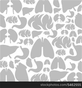 Background made of internal bodies. A vector illustration