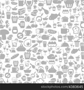Background made of meal. A vector illustration