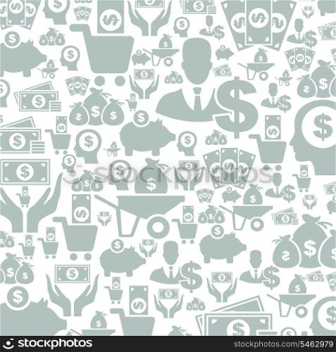 Background made of money. A vector illustration