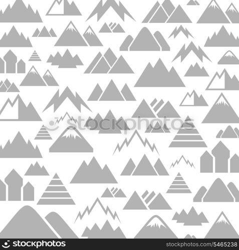 Background made of mountains. A vector illustration