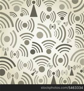 Background made of signals. A vector illustration