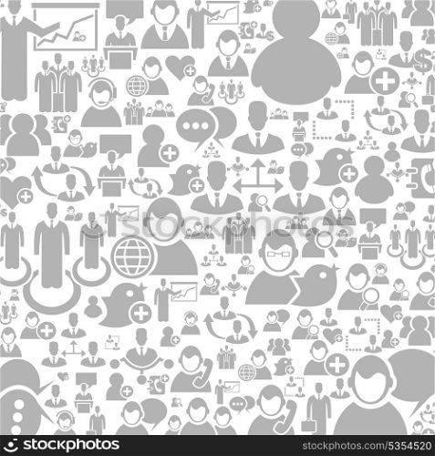 Background made of the user. A vector illustration