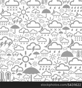 Background made of weather. A vector illustration