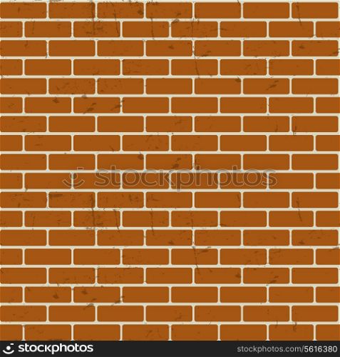 Background of Brick Wall Texture Seamless Pattern Vector Illustration