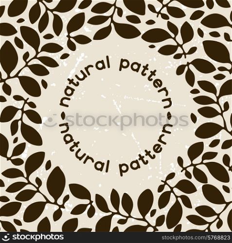 Background of stylized abstract leaves for greeting cards.. Background of abstract leaves for greeting cards.