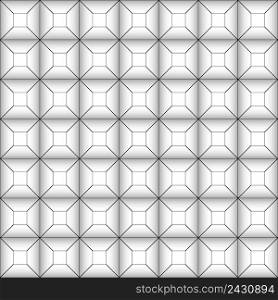 background of the parquet effect of the depth of the tunnel, vector seamless pattern of geometric shapes