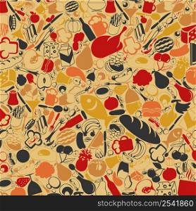 Background on a theme a foodstuff. A vector illustration