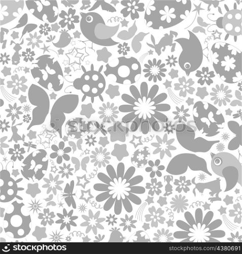 Background on a theme Easter. A vector illustration