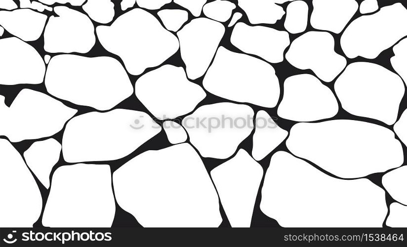 Background Stone Wall ,Vector illustration