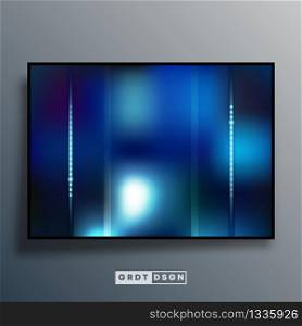 Background template with blue gradient texture for screen wallpaper, flyer, poster, brochure cover, typography or other printing products. Vector illustration.. Background template with blue gradient texture for screen wallpaper, flyer, poster, brochure cover, typography or other printing products. Vector illustration