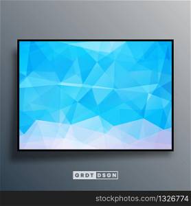 Background template with colorful polygonal gradient texture for screen wallpaper, flyer, poster, brochure cover, typography or other printing products. Vector illustration.. Background template with colorful gradient texture for screen wallpaper, flyer, poster, brochure cover, typography or other printing products. Vector illustration