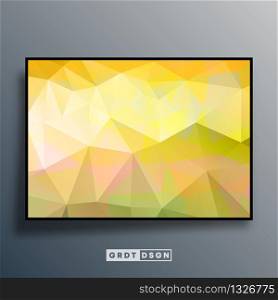 Background template with colorful polygonal gradient texture for screen wallpaper, flyer, poster, brochure cover, typography or other printing products. Vector illustration.. Background template with colorful gradient texture for screen wallpaper, flyer, poster, brochure cover, typography or other printing products. Vector illustration