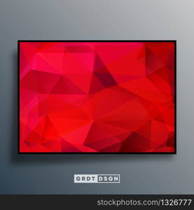 Background template with colorful polygonal gradient texture for screen wallpaper, flyer, poster, brochure cover, typography or other printing products. Vector illustration.. Background template with colorful gradient texture for screen wallpaper, flyer, poster, brochure cover, typography or other printing products. Vector illustration