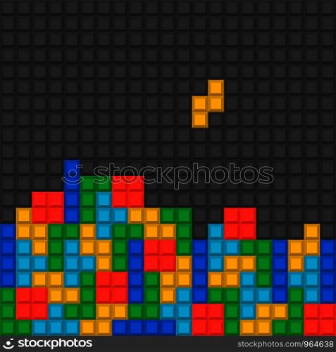 Background Tetris game