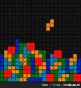 Background Tetris game