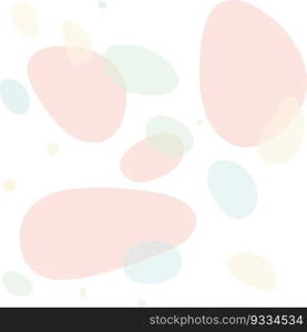 Background texture from abstract colored spots in trendy soft shades of various shapes. Vector. EPS. Happy Womens Day. Line art design for banner, poster, congratulation or invitation, web or label.