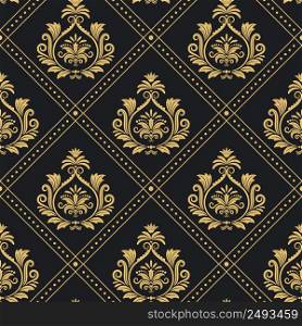 Background victorian regal pattern seamless baroque. Backdrop decoration vector illustration. Victorian regal pattern seamless baroque