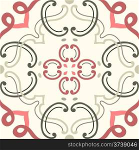 Background vintage flower. Seamless floral pattern. Abstract wallpaper. Texture royal vector. Fabric illustration.