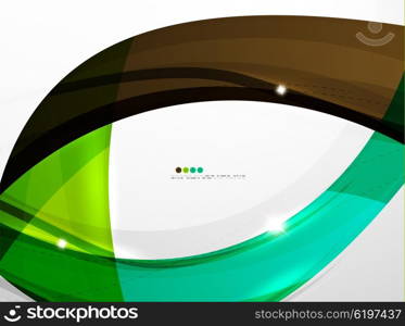 Background wave business corporate template. Background wave business corporate template - color curve stripes and lines in motion concept and with light and shadow effects. Presentation banner and business card message design template