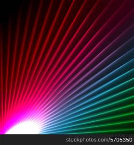 Background with a colourful abstract starburst effect