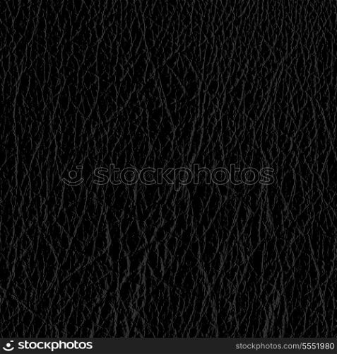 Background with a detailed black leather texture