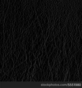 Background with a detailed black leather texture