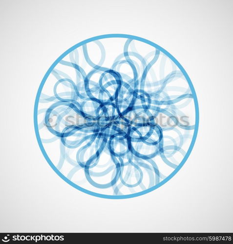 Background with a round molecular structure eps.. Background with a round molecular structure eps