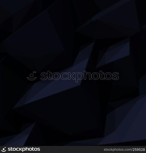 Background with abstract cartoon styled black cubes