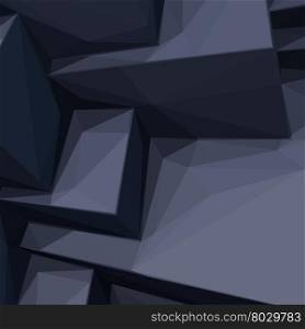 Background with abstract cartoon styled black cubes