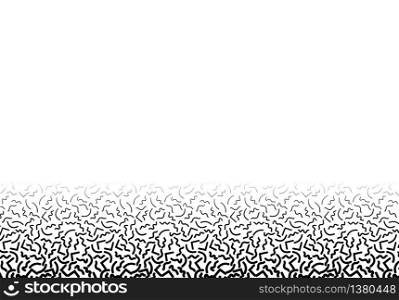 Background with abstract memphis line pattern gradient ornament