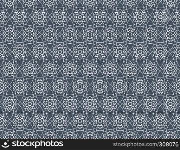 Background with arabian style pattern. Vector illustration. Background with arabian pattern