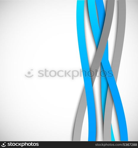 Background with blue and gray lines