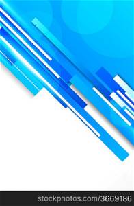 Background with blue lines. Abstract colorful illustration