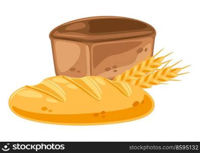 Background with bread. Image for bakeries and groceries. Healthy traditional food.. Background with bread. Image for bakeries and groceries. Healthy food.