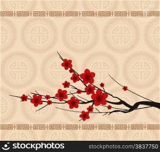 background with chinese lanterns