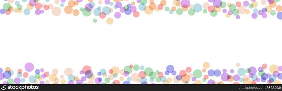 Background with colored circles for banners, postcards, greetings, posters, invitations and creative design. Flat style