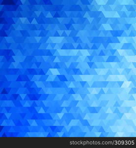 Background with colorful hex grid and blurred picture